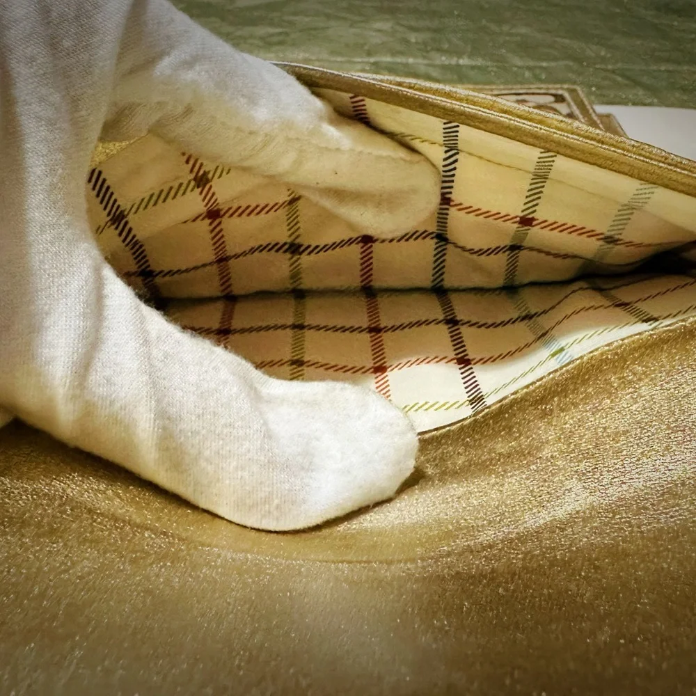 Vintage Coach Brown and Gold Wallet clutch - Picture 10 of 17